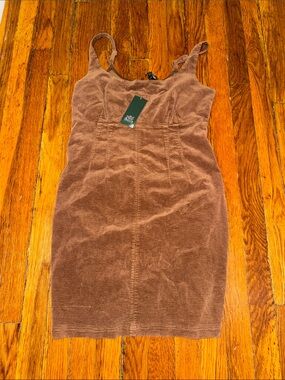 Wild Fable Brown Corduroy Bodycon Dress - Women